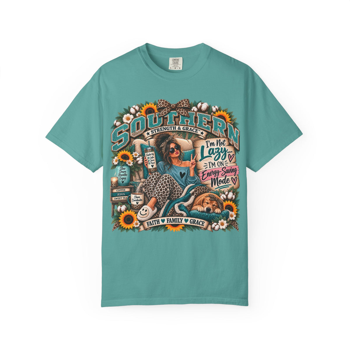 Southern Lazy Summer T-Shirt — "I'm the Lazy One" Vintage Graphic Tee