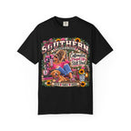 Southern Strength & Grace T-Shirt — "Caffeinated, Prayed Up, Sweet Tea" Vintage Graphic