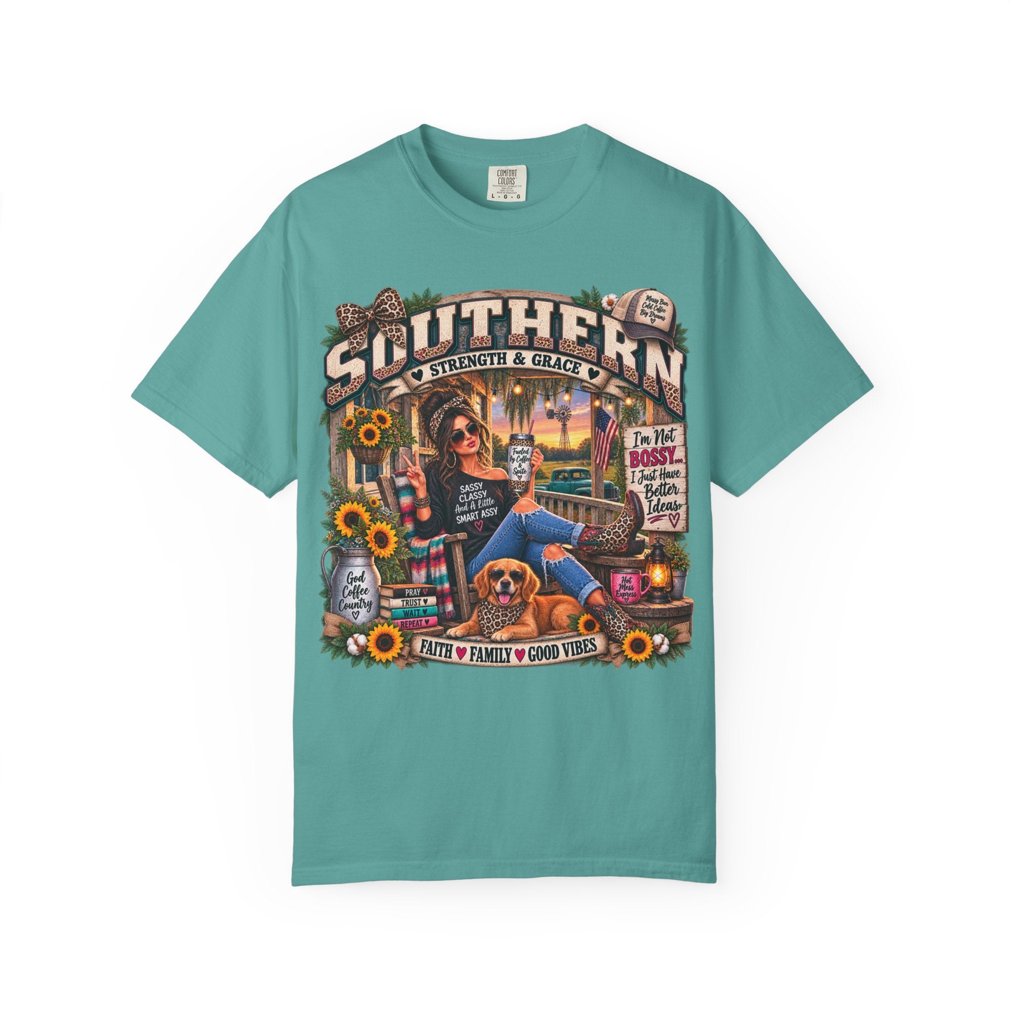 Southern Pride T-Shirt — "Southern Strength & Grace" Graphic Tee