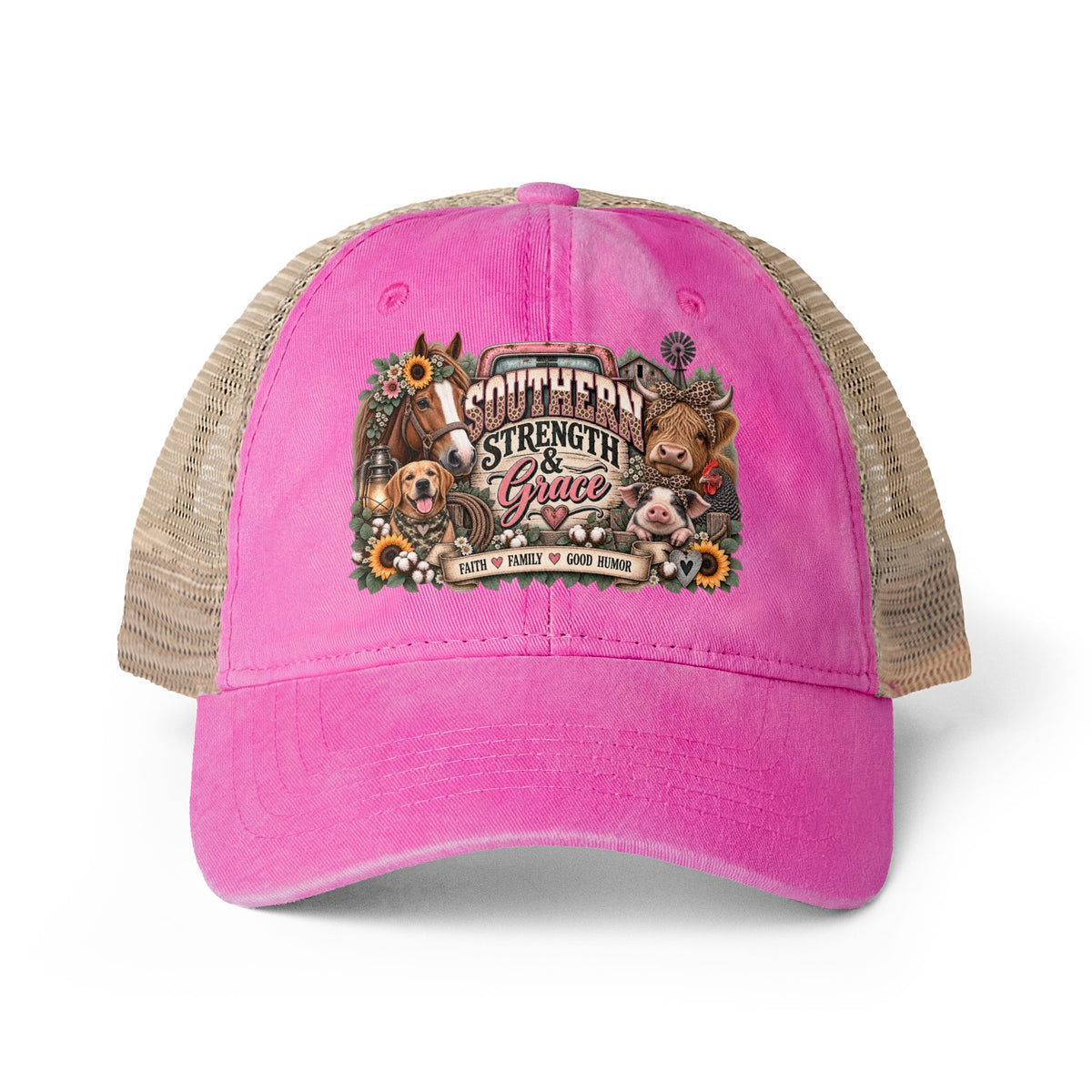 Southern Strength & Grace-Trucker Hat