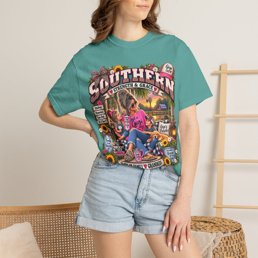 Southern Grandma T-Shirt — "Strength & Grace" Retro Country Graphic Tee