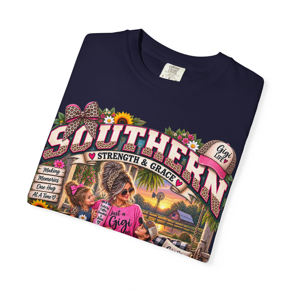 Southern Grandma T-Shirt — "Strength & Grace" Retro Country Graphic Tee