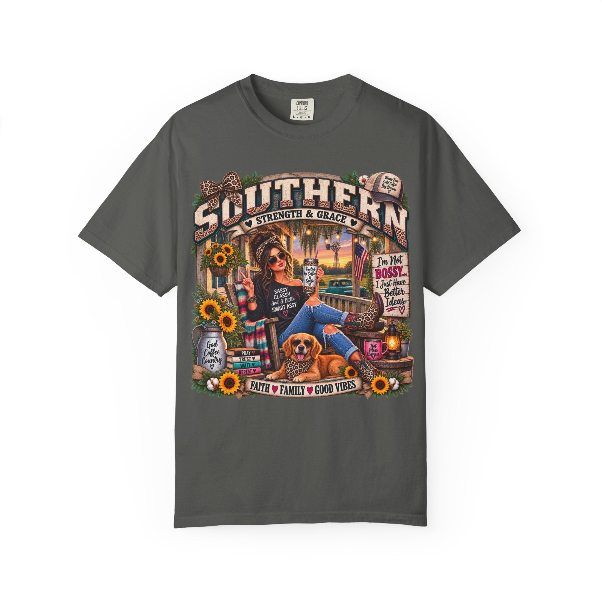 Southern Pride T-Shirt — "Southern Strength & Grace" Graphic Tee