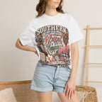 T-Shirt — "Southern Blessed" Grandma Floral Graphic Tee