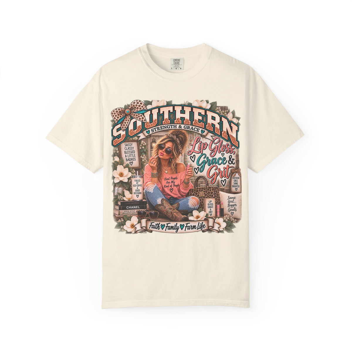 Southern Girl Graphic T-Shirt — Lip Gloss, Grace & Grit