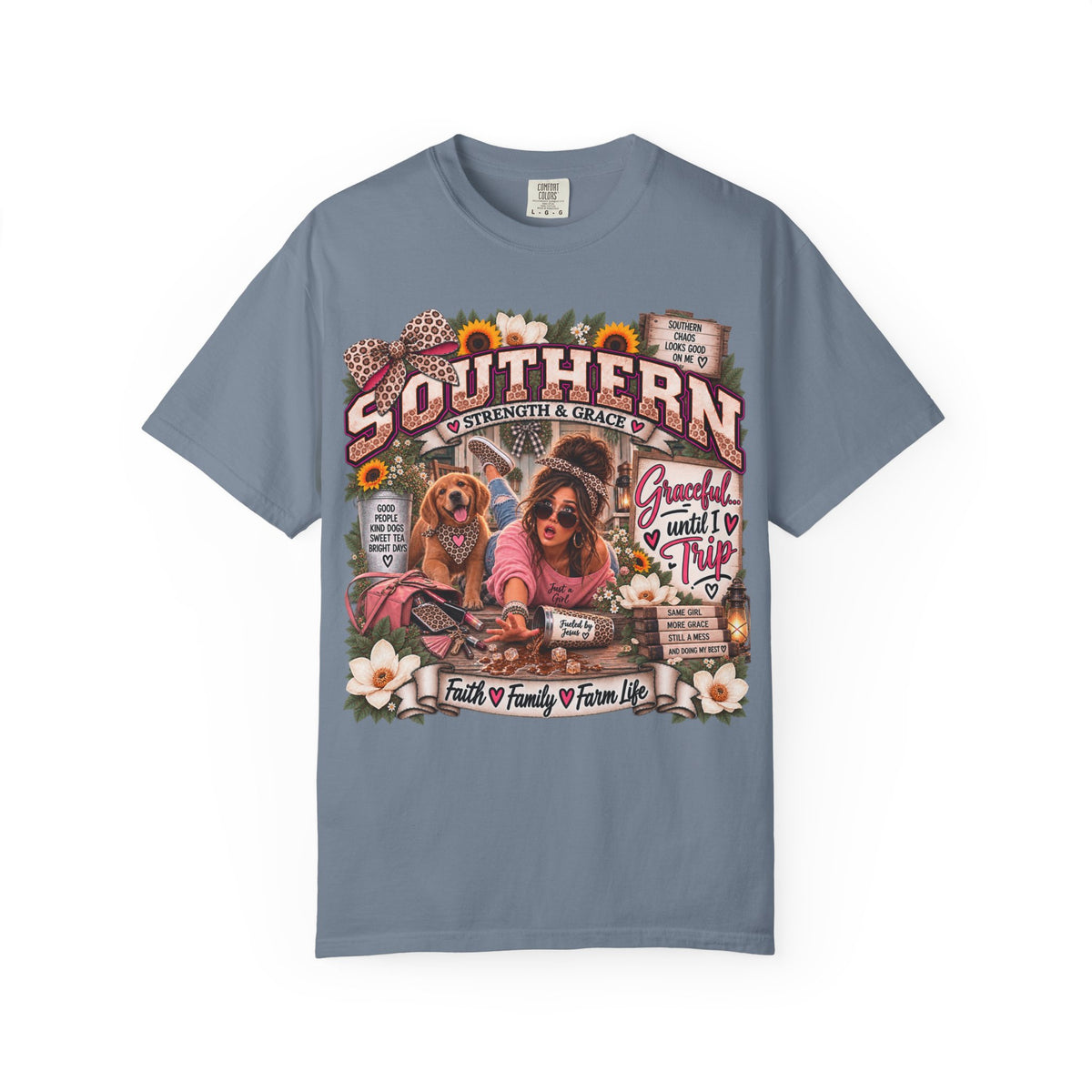 Southern Dogs Graphic T-Shirt — Graceful... Until I Trip