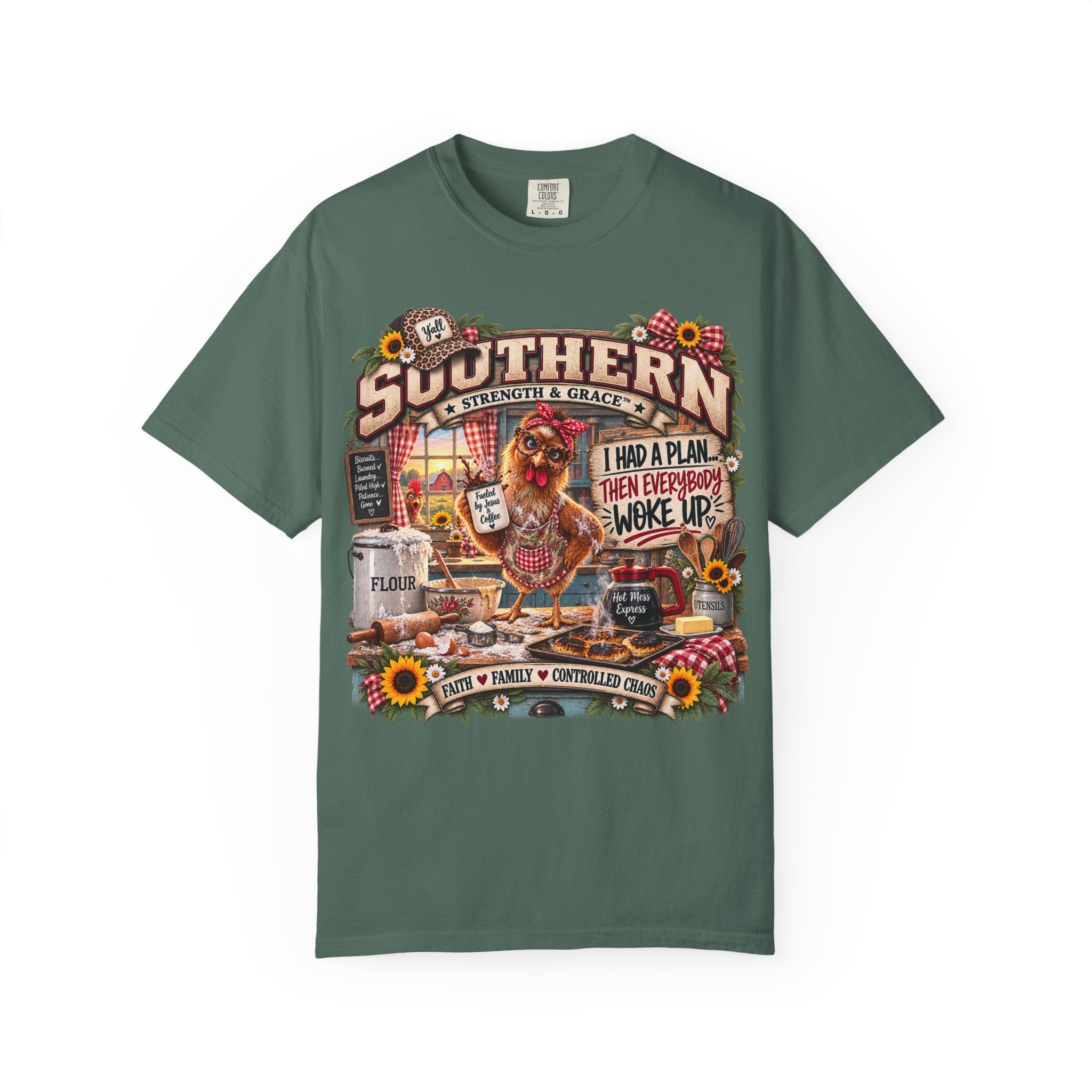 Southern Pride T-Shirt — 'I Had a Plan Then Everybody Woke Up' Vintage Country Graphic Tee