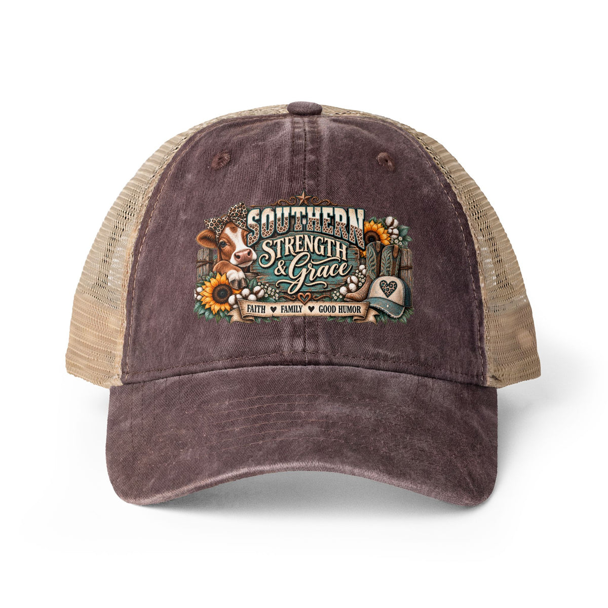 Southern Strength & Grace-Trucker Hat