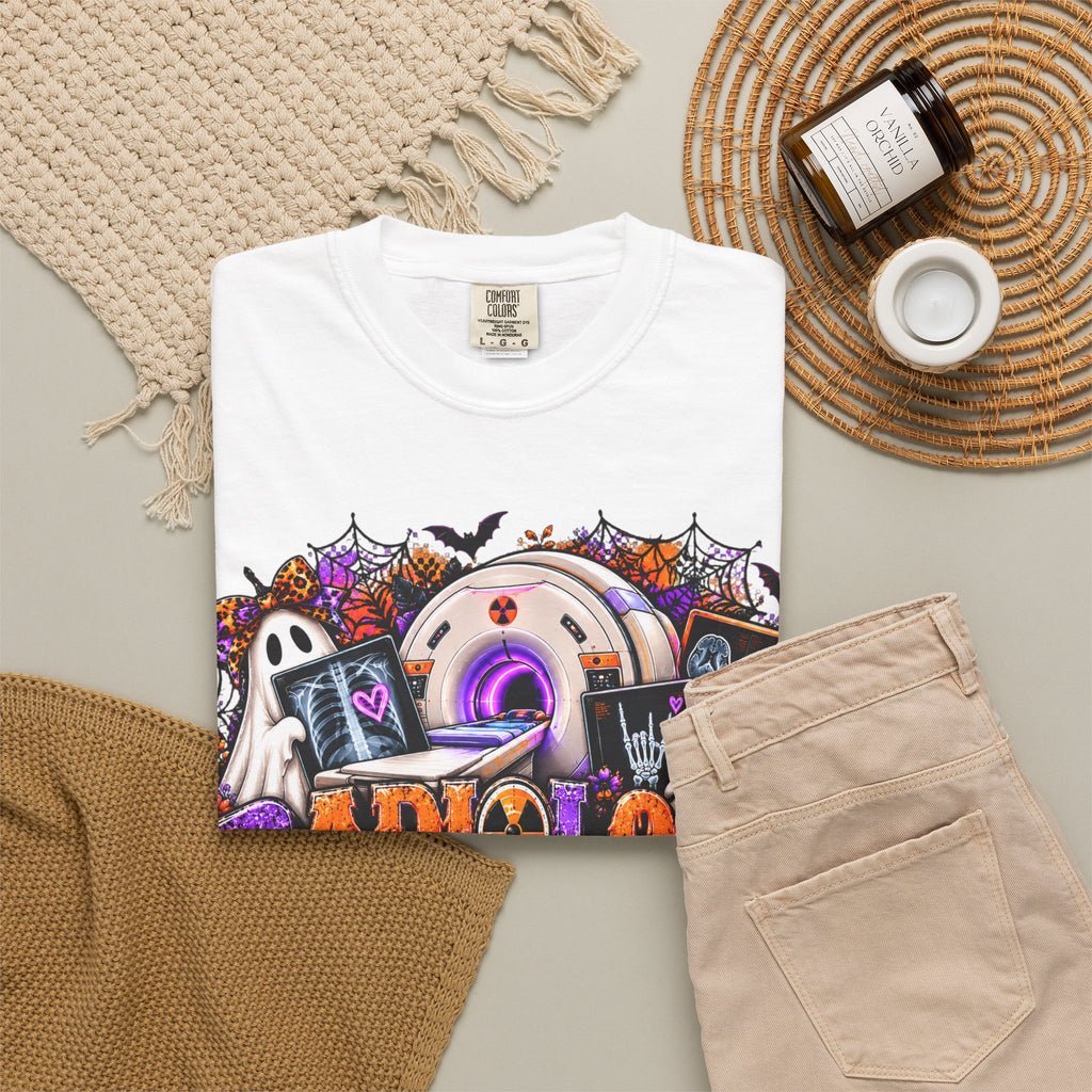 Radiology Tech Halloween T-Shirt – Spooky X-Ray Ghosts & Pumpkins