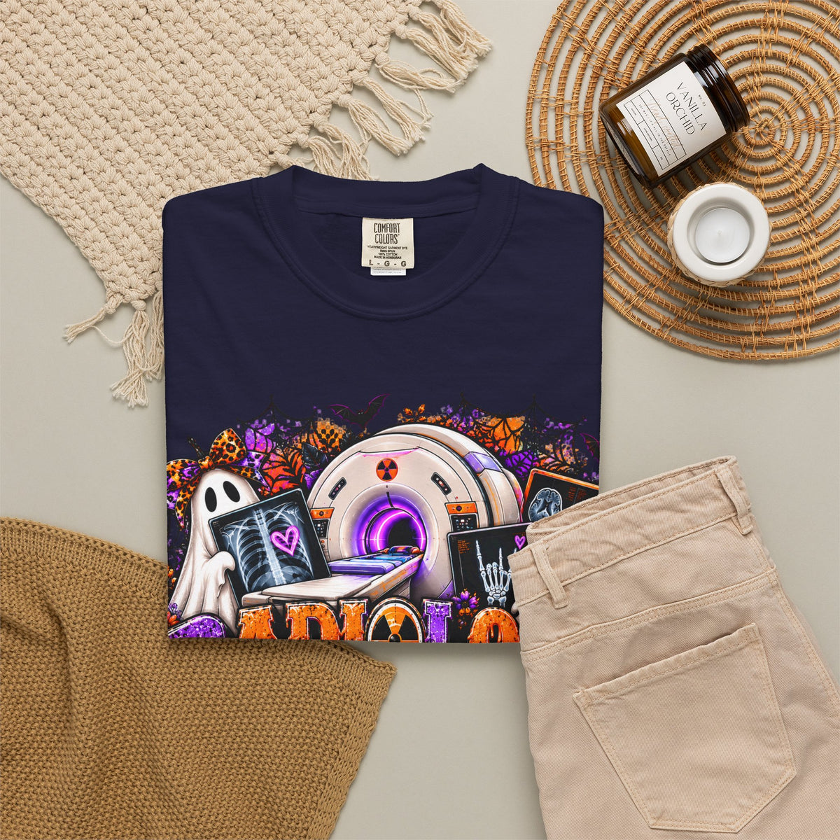 Radiology Tech Halloween T-Shirt – Spooky X-Ray Ghosts & Pumpkins