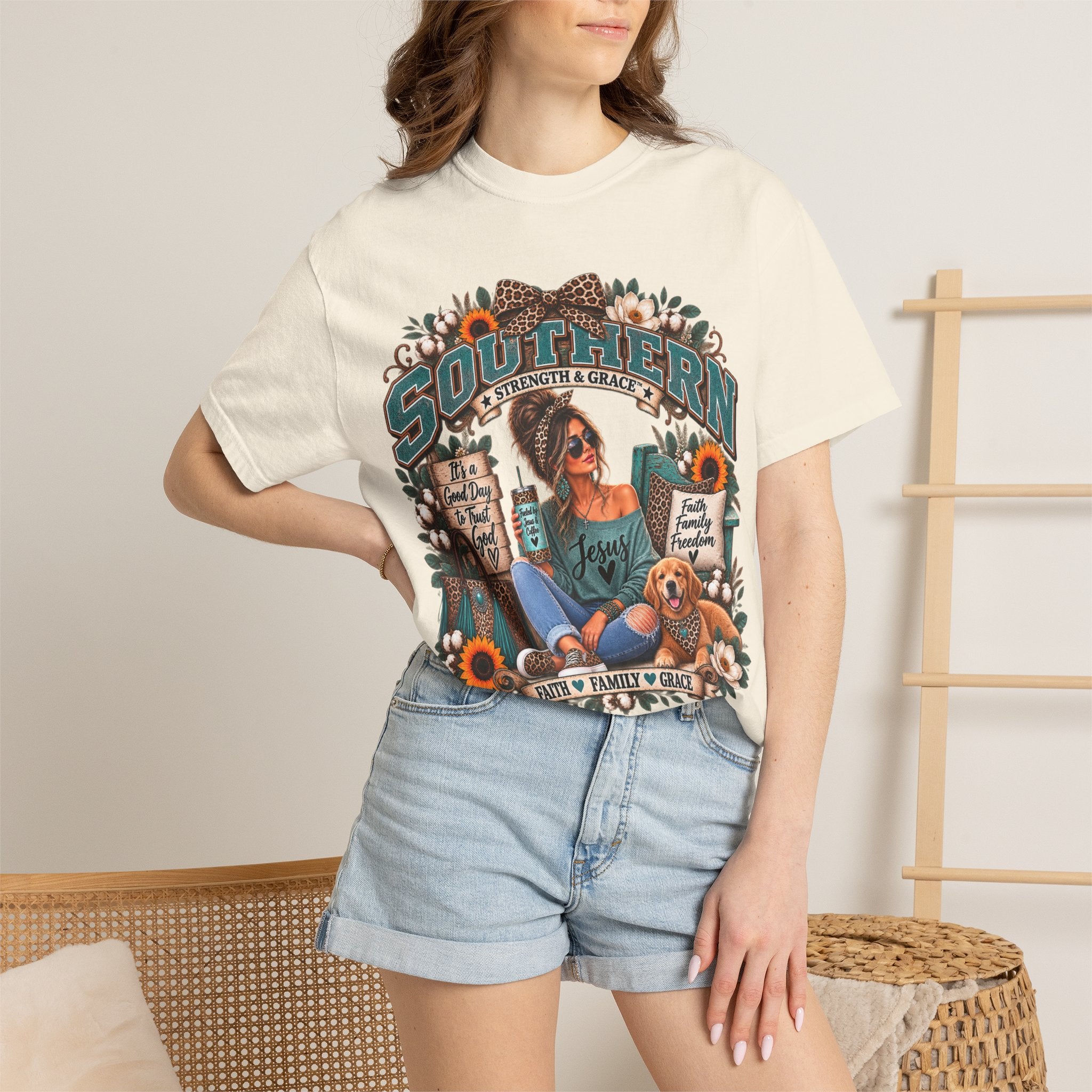 Southern Strength & Grace Graphic T-Shirt