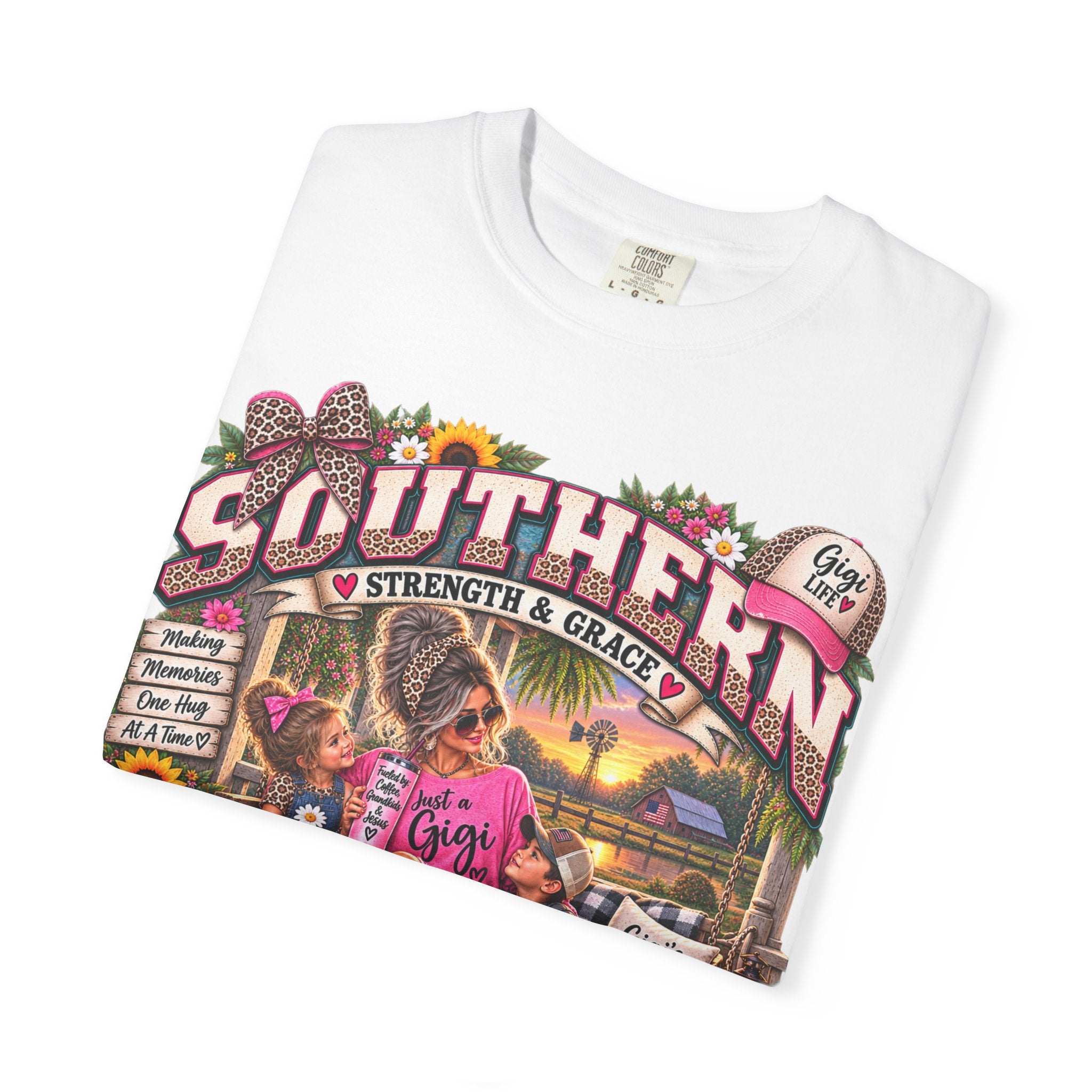 Southern Grandma T-Shirt — "Strength & Grace" Retro Country Graphic Tee