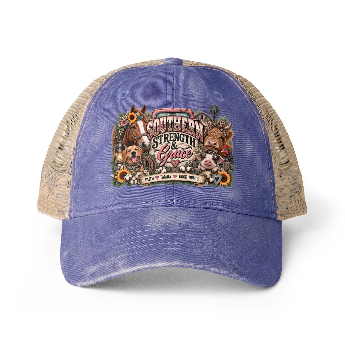 Southern Strength & Grace-Trucker Hat