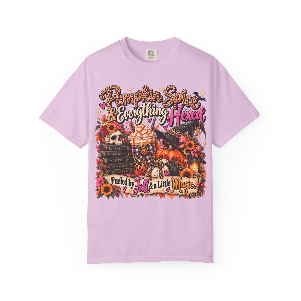 Pumpkin Spice & Everything Hexed – Fueled by Fall & a Little Magic Tee