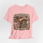 Southern Raised Tee - Vintage Country 'Southern Strength & Grace' Graphic T-Shirt
