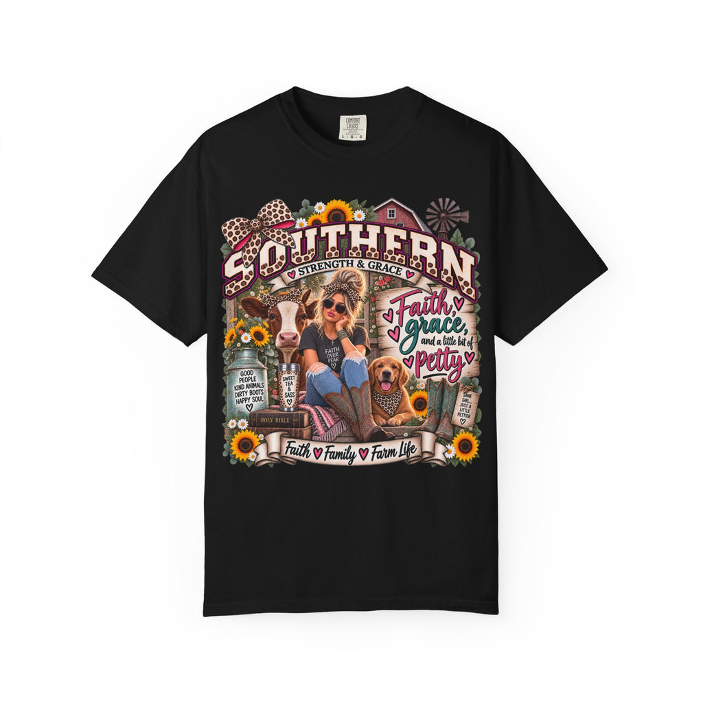 Southern Roots T-Shirt — Faith, Family & Farm Life Graphic Tee
