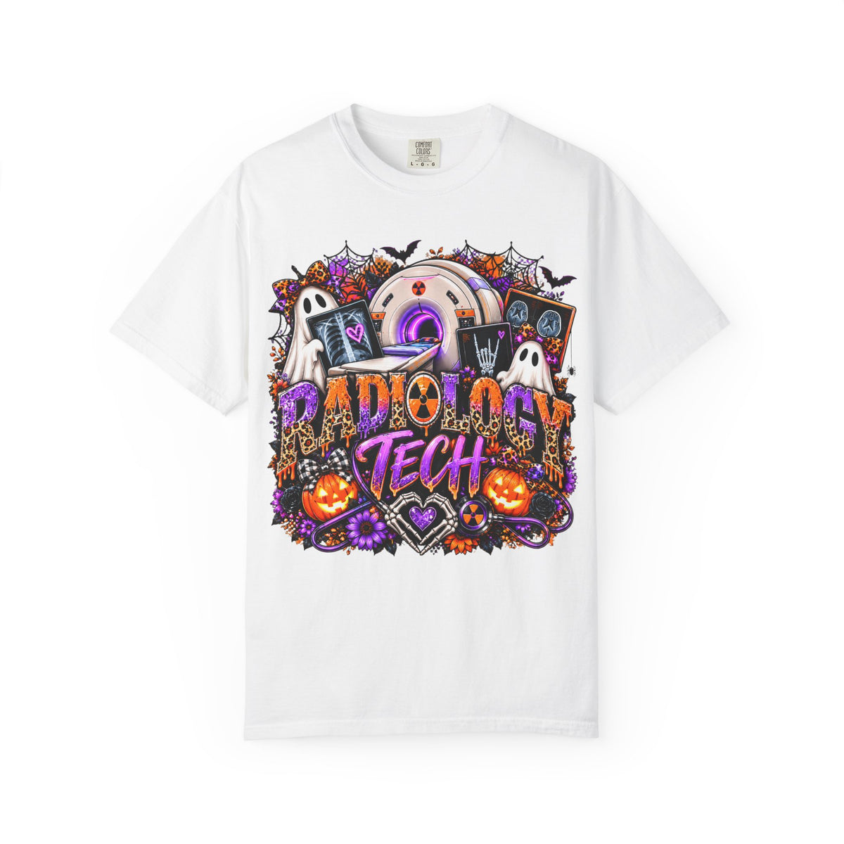 Radiology Tech Halloween T-Shirt – Spooky X-Ray Ghosts & Pumpkins