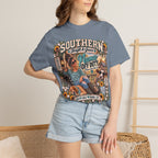 T-Shirt — "Southern Mama Off Duty" Vintage Floral Comfort Tee