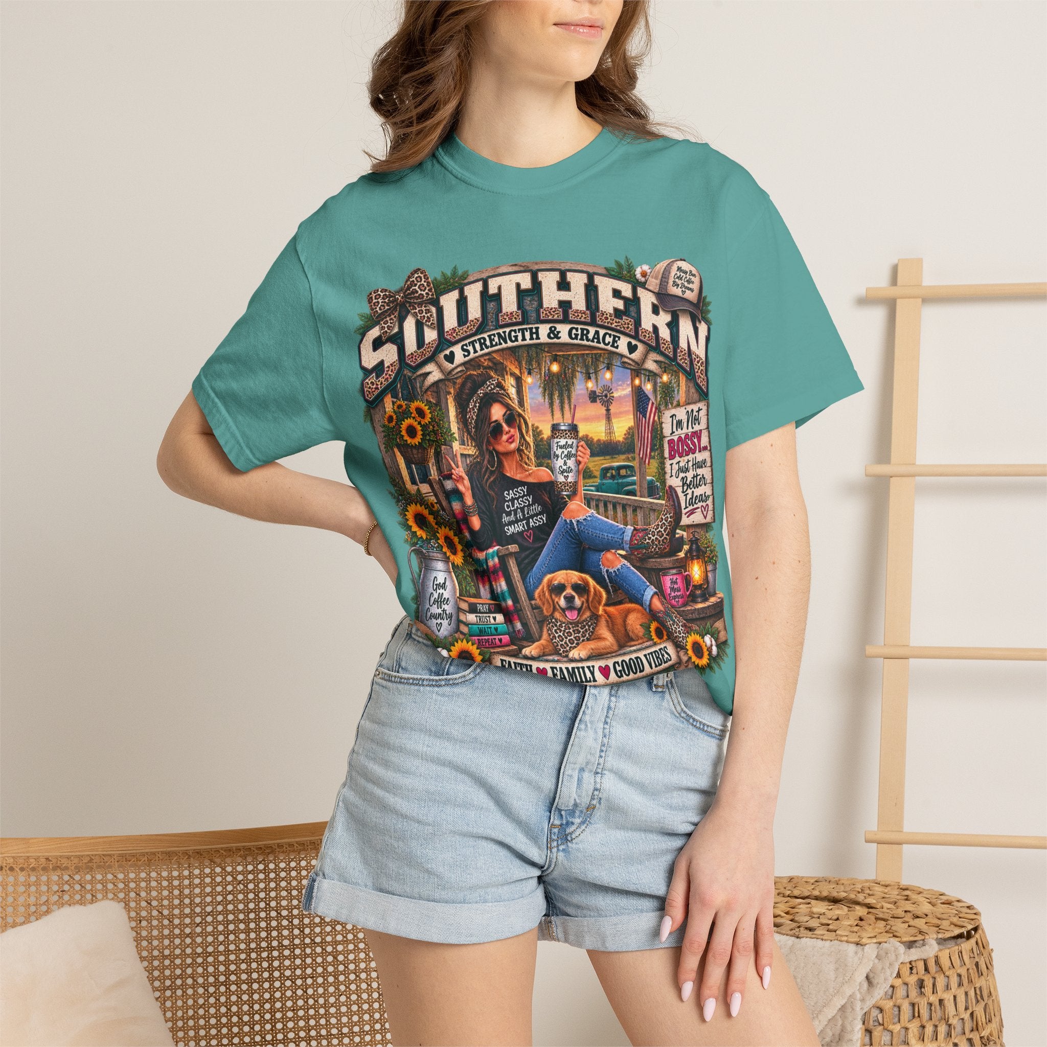 Southern Pride T-Shirt — "Southern Strength & Grace" Graphic Tee