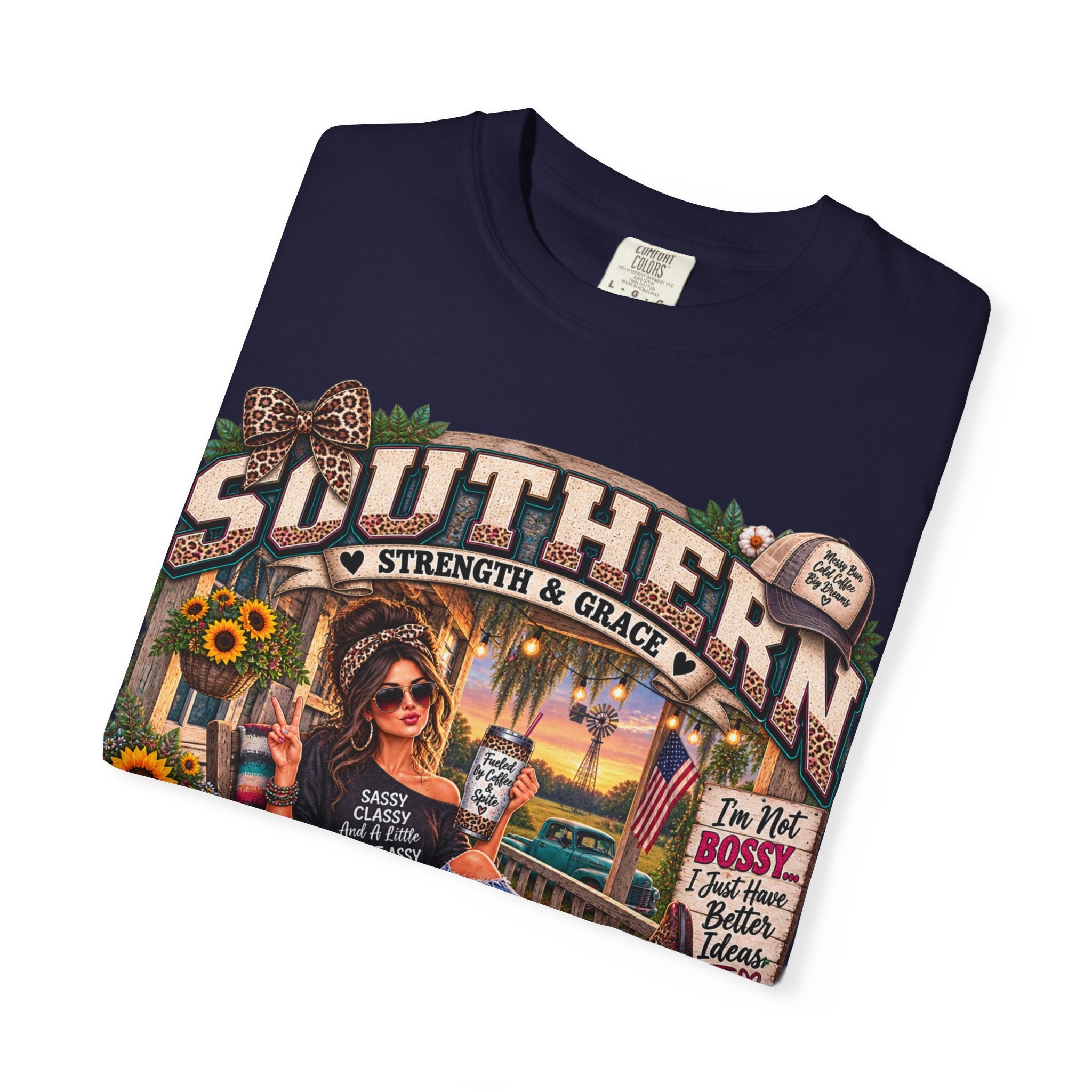 Southern Pride T-Shirt — "Southern Strength & Grace" Graphic Tee