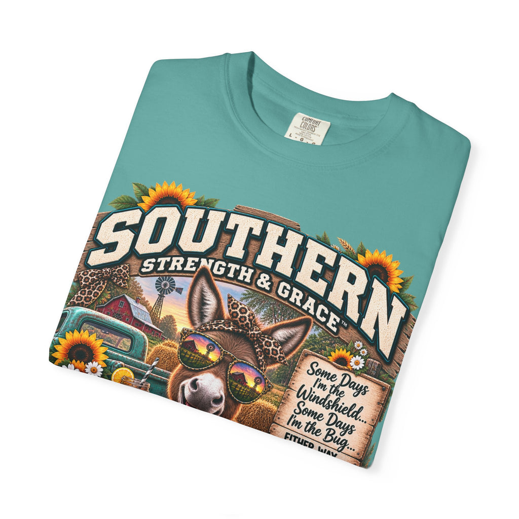 Southern Strength & Grace T-Shirt — Faith, Family & Good Vibes Graphic Tee