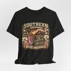 Southern Raised Tee - Vintage Country 'Southern Strength & Grace' Graphic T-Shirt