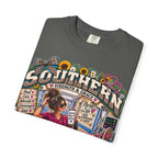 Southern Nurse T-Shirt — "Faith Family Nursing" Vintage Floral Graphic