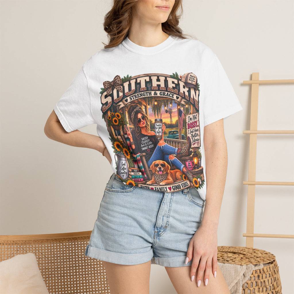 Southern Pride T-Shirt — "Southern Strength & Grace" Graphic Tee
