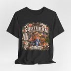 Southern Mama T-Shirt – "Southern Strength & Grace" Graphic Tee with Dog