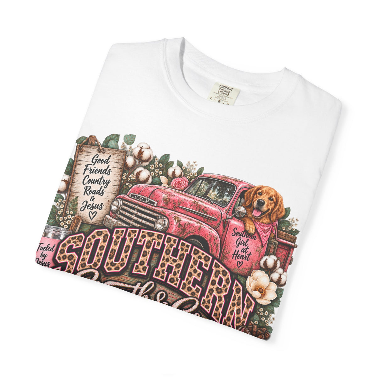 Southern Girl Shirt – Good Friends, Country Roads & Jesus