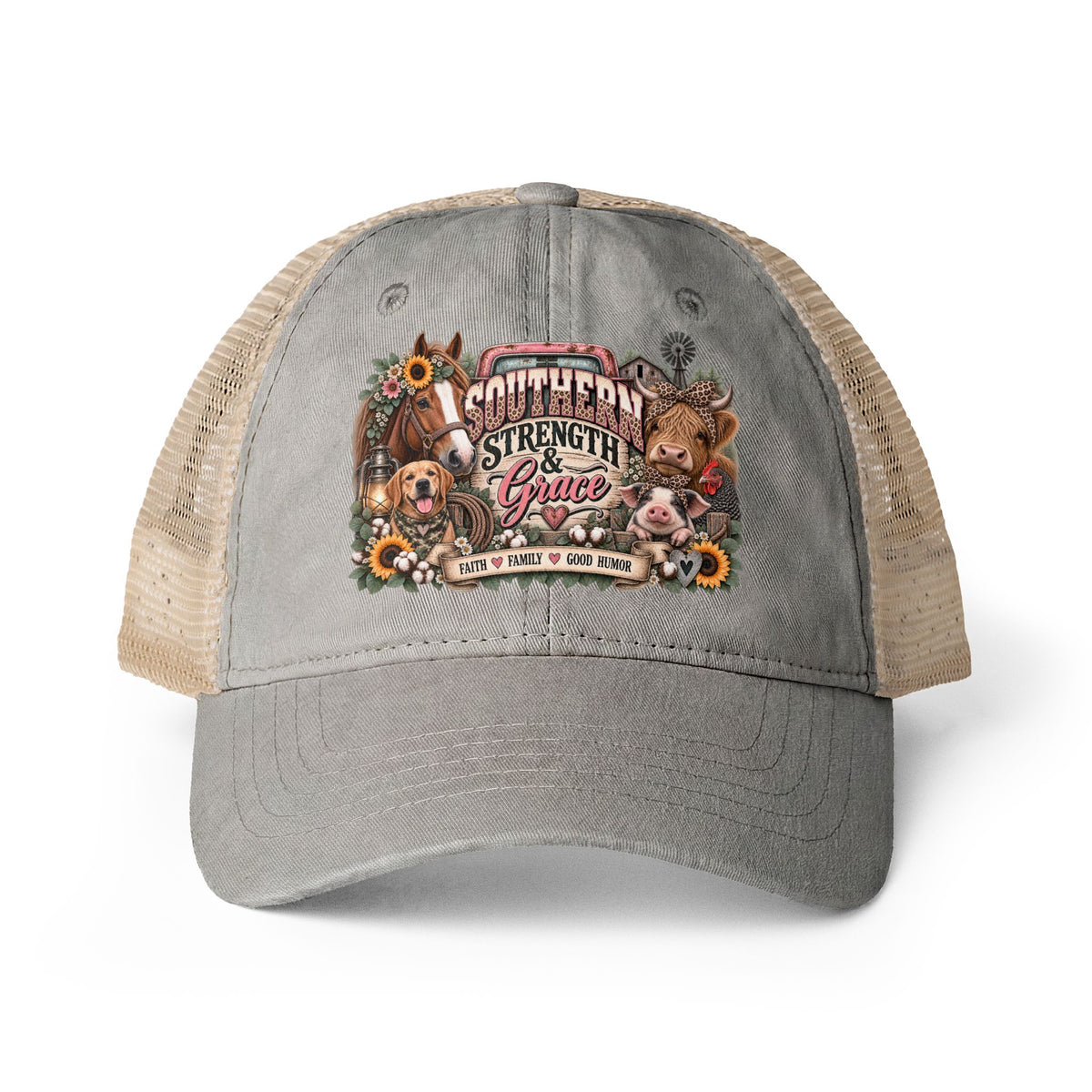 Southern Strength & Grace-Trucker Hat