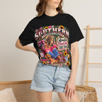 Southern Strength & Grace T-Shirt — "Caffeinated, Prayed Up, Sweet Tea" Vintage Graphic