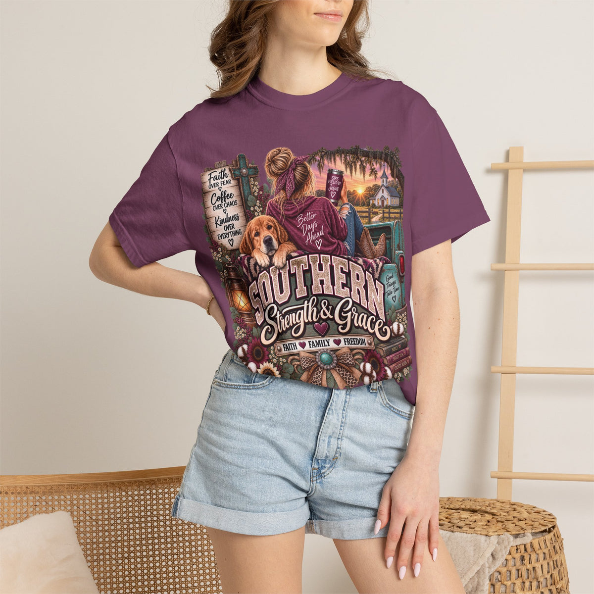 Southern Strength & Grace T‑Shirt — Better Days Ahead