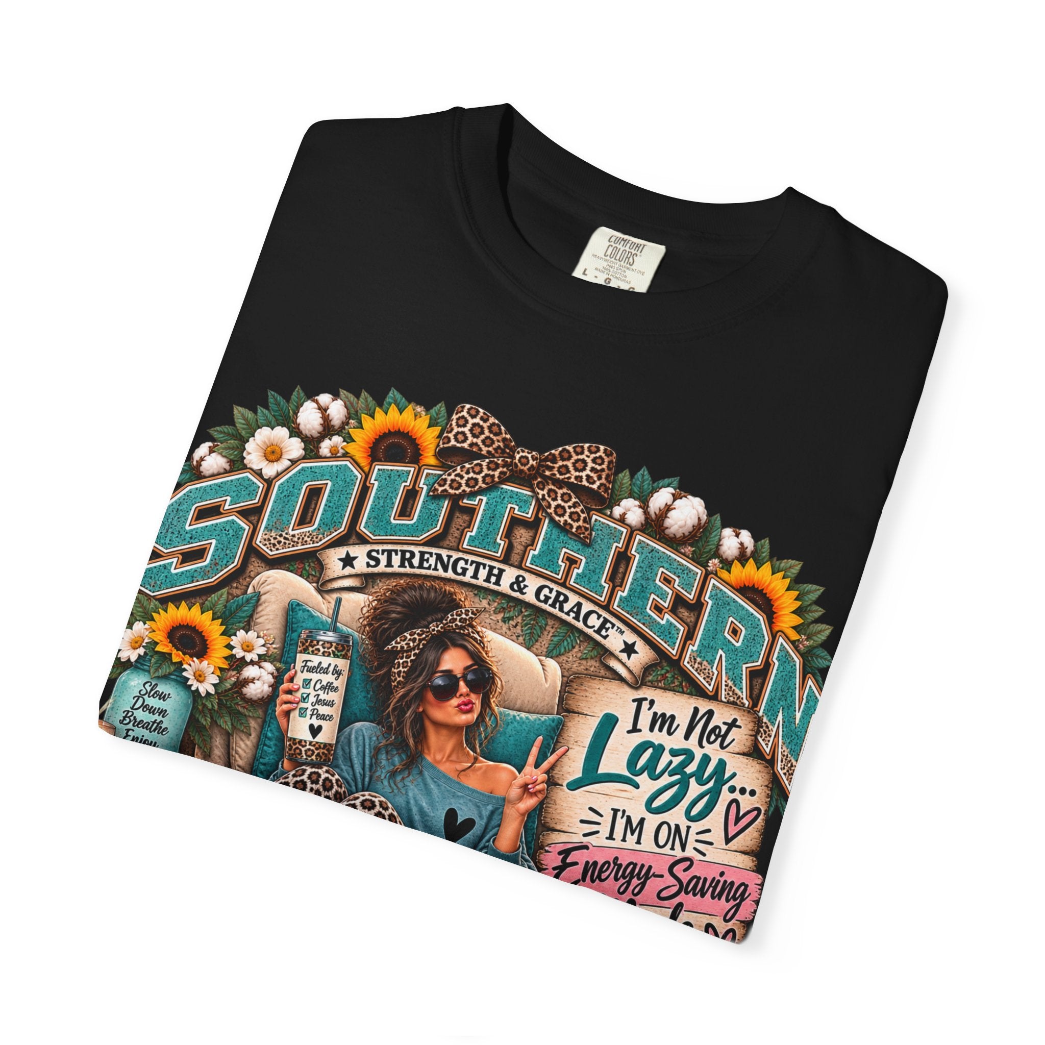Southern Lazy Summer T-Shirt — "I'm the Lazy One" Vintage Graphic Tee