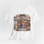 Southern Mama T-Shirt – "Southern Strength & Grace" Graphic Tee with Dog