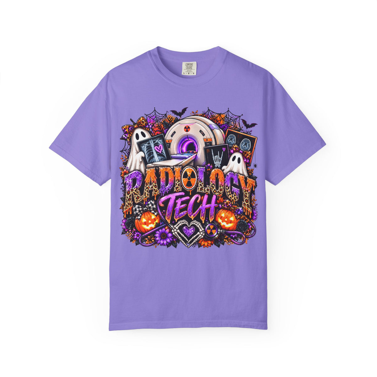 Radiology Tech Halloween T-Shirt – Spooky X-Ray Ghosts & Pumpkins