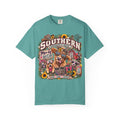 Southern Strength & Grace T-Shirt — 'Southern' Graphic Tee with Dogs, Sunflowers & Farmhouse Vibes