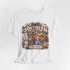 Southern Mama T-Shirt – "Southern Strength & Grace" Graphic Tee with Dog