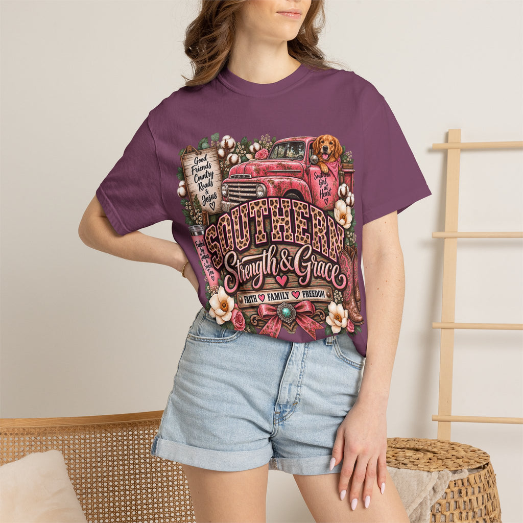 Southern Girl Shirt – Good Friends, Country Roads & Jesus