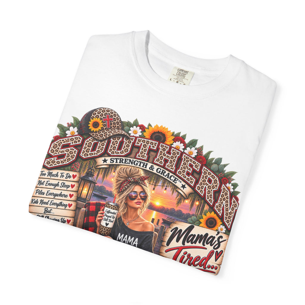Southern Mama T‑Shirt — "Mama's Tired" Vintage Country Graphic Tee