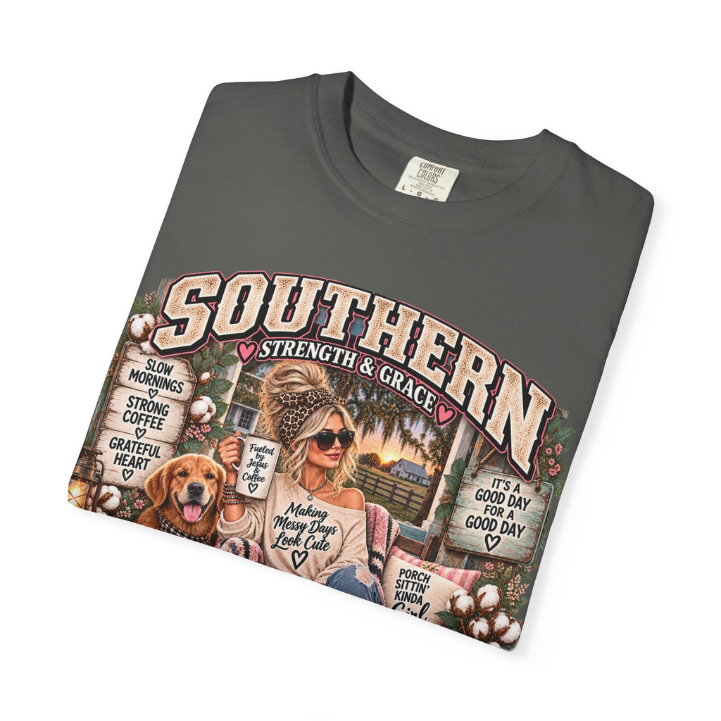 Southern Strength & Grace™ – Porch Sittin’ Country Girl Tee