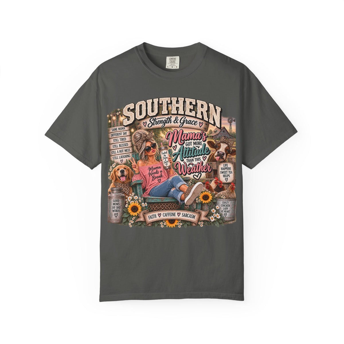 Southern Mama T-Shirt — Mama's Got More Attitude Than This Weather Tee
