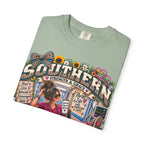 Southern Nurse T-Shirt — "Faith Family Nursing" Vintage Floral Graphic