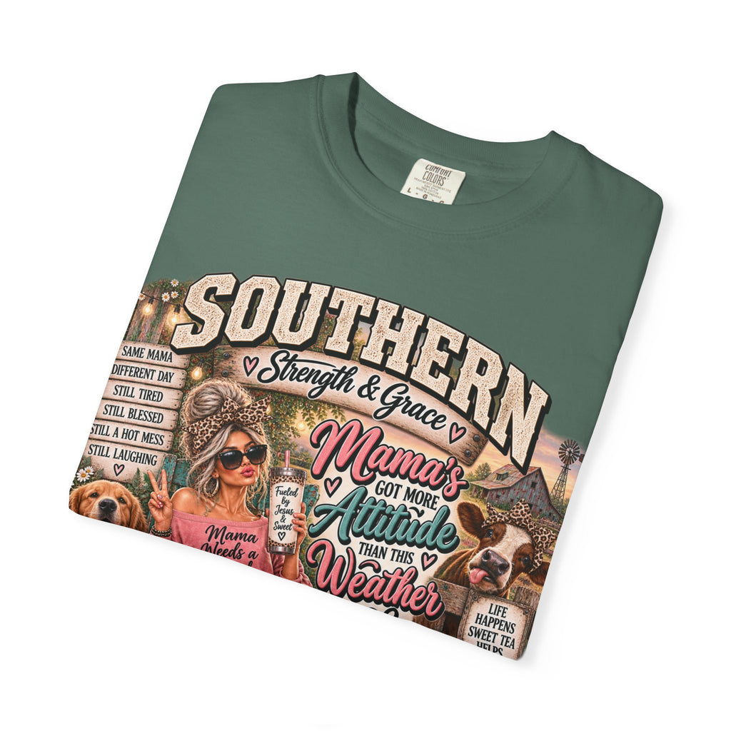 Southern Mama T-Shirt — Mama's Got More Attitude Than This Weather Tee