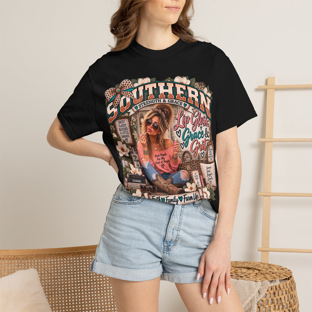 Southern Girl Graphic T-Shirt — Lip Gloss, Grace & Grit