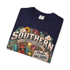 Southern Chicken Farmhouse T-Shirt — "Maybe Swearing, Maybe Hope" Graphic