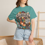 Southern Chicken Farmhouse T-Shirt — "Maybe Swearing, Maybe Hope" Graphic