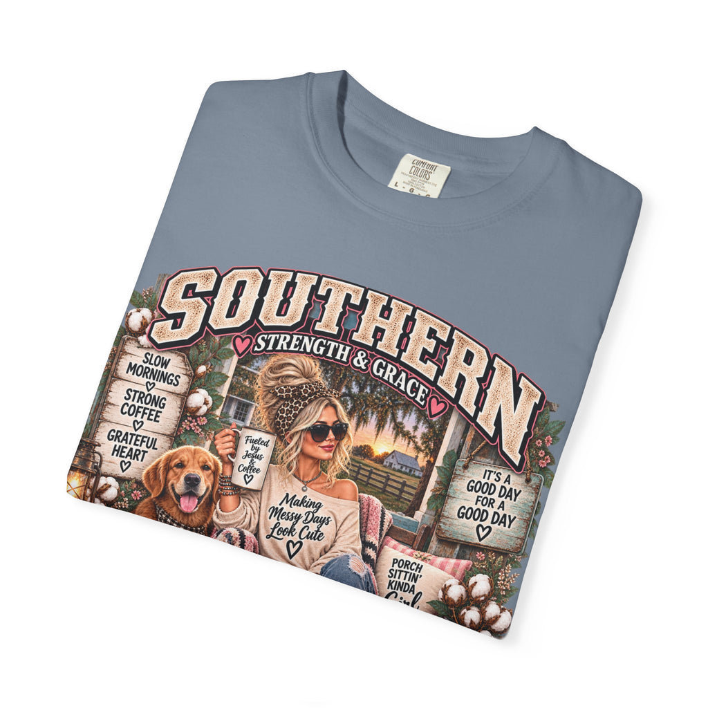 Southern Strength & Grace™ – Porch Sittin’ Country Girl Tee