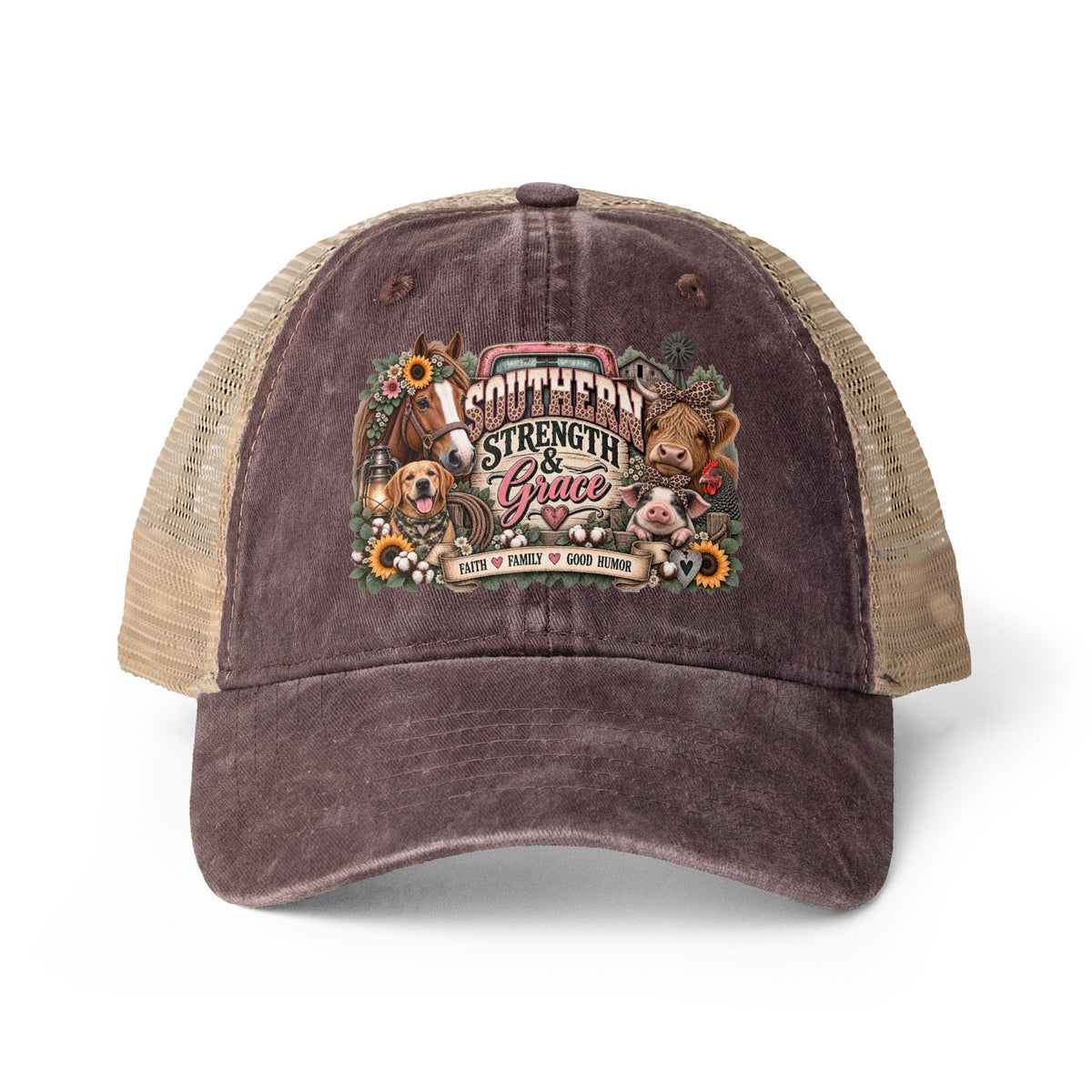 Southern Strength & Grace-Trucker Hat