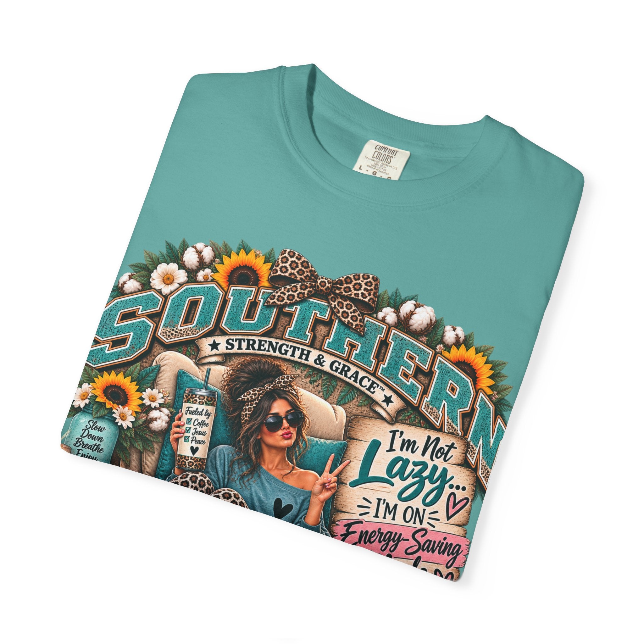Southern Lazy Summer T-Shirt — "I'm the Lazy One" Vintage Graphic Tee